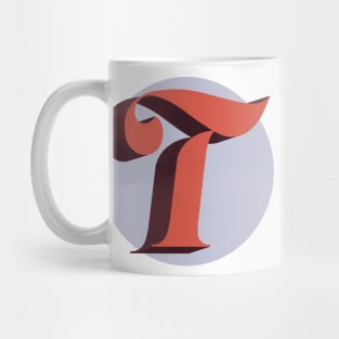 Letter T Monogram Mug